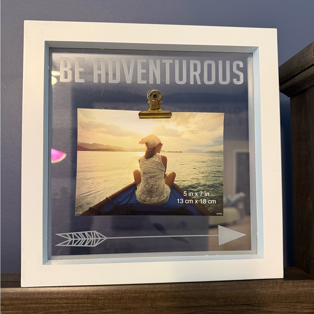Be adventurous photo light up frame